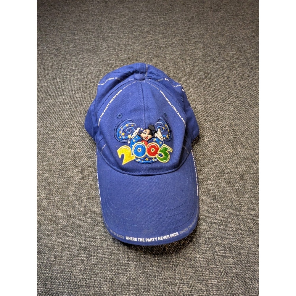 Vintage Disneyland Resort Mickey Mouse Adjustable Hat Embroidered Baseball Cap